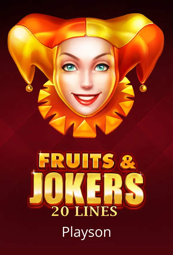 Fruits & Jokers: 20 Lines