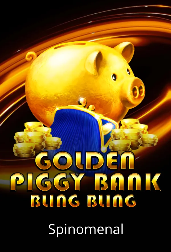 Golden Piggy Bank - Bling Bling