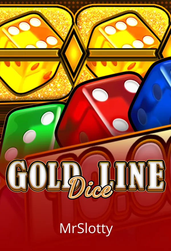 Gold Line Dice