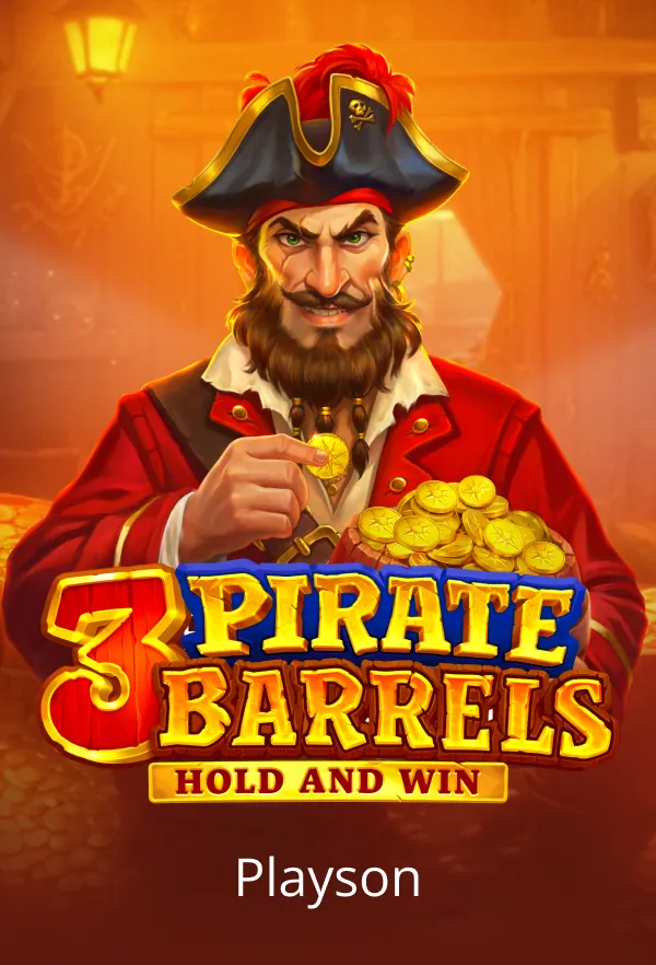 3 Pirate Barrels: Hold and Win
