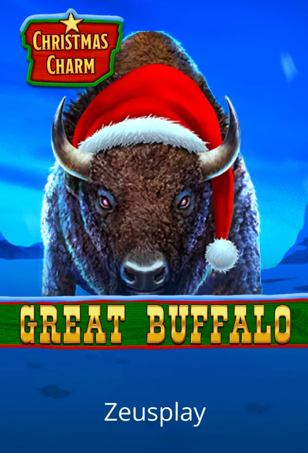 Great Buffalo Christmas Charm