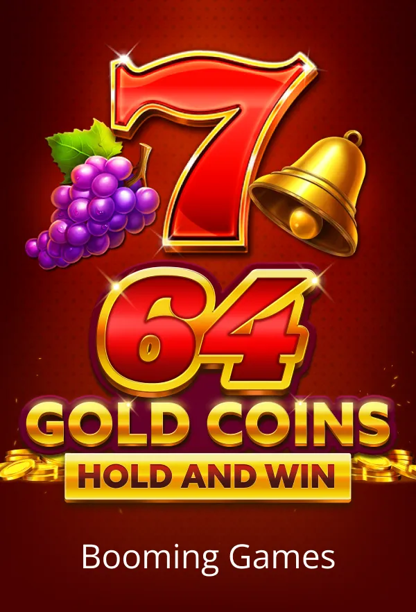 64 Gold Coins Hold and Win