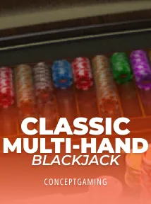 Classic Multi-Hand Blackjack (Red)