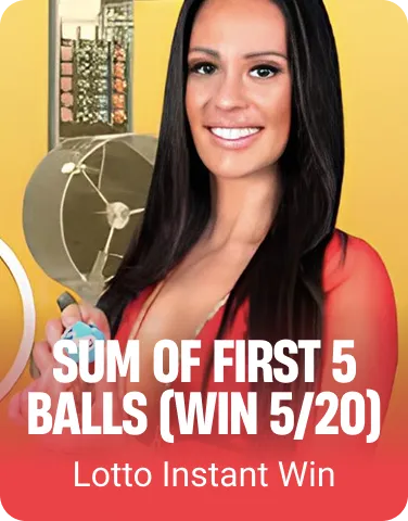 Sum of first 5 balls (Win 5/20)